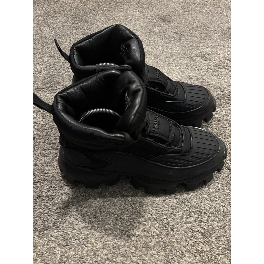 PRADA Cloudbust Thunder Boots Size 9 Black